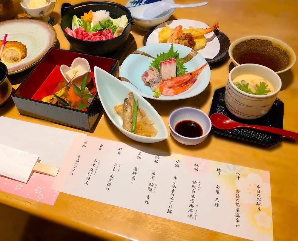 会席 食事 5800 (冬食事プラン)